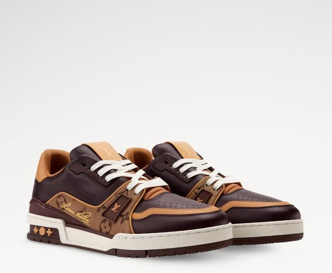 Monogram Panel Luxe Trainer Sneakers