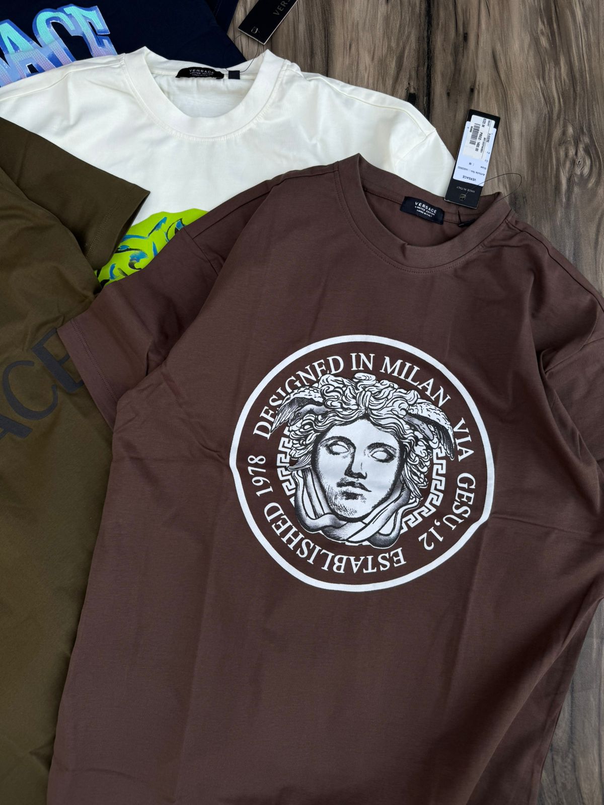 Medusa Luxe Graphic Crewneck Tees