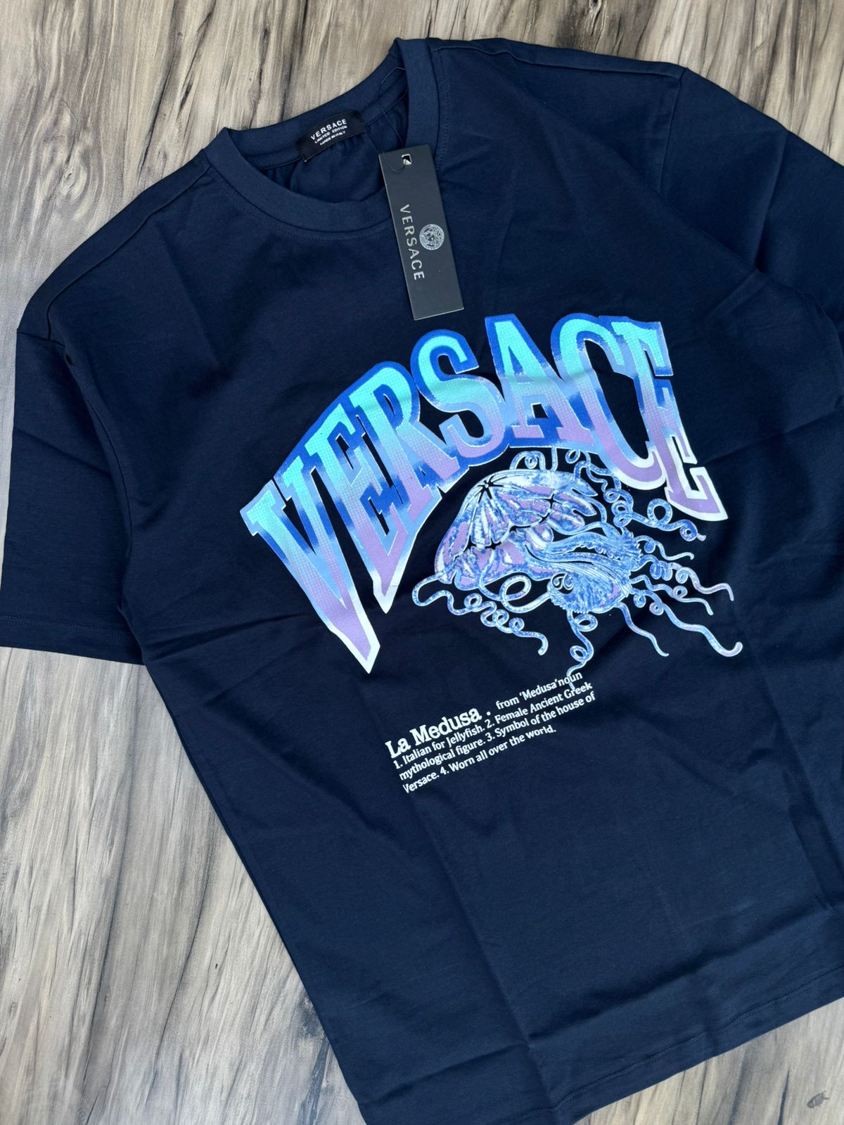 Medusa Luxe Graphic Crewneck Tees