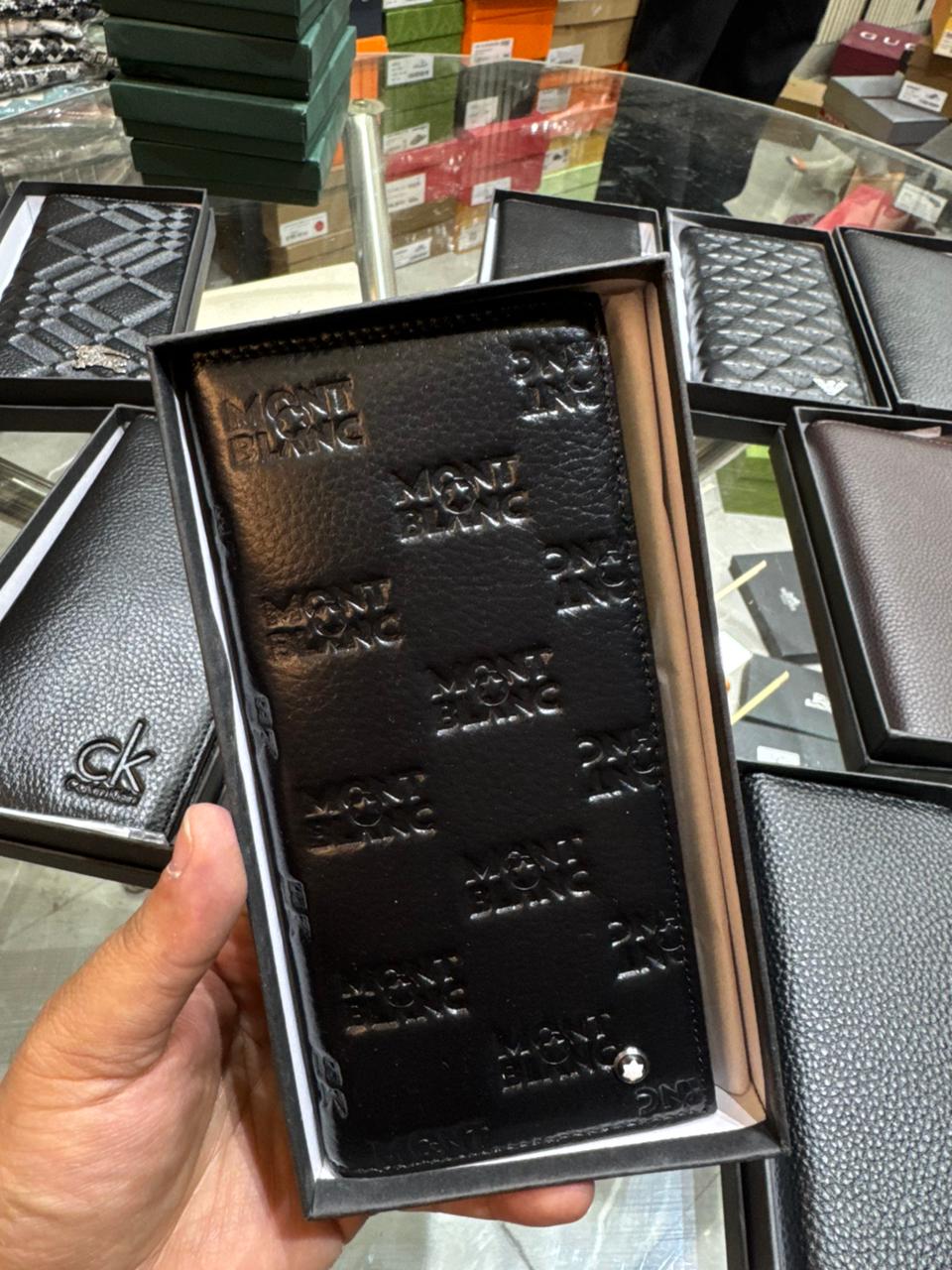 Urban Logo Embossed Long Wallet