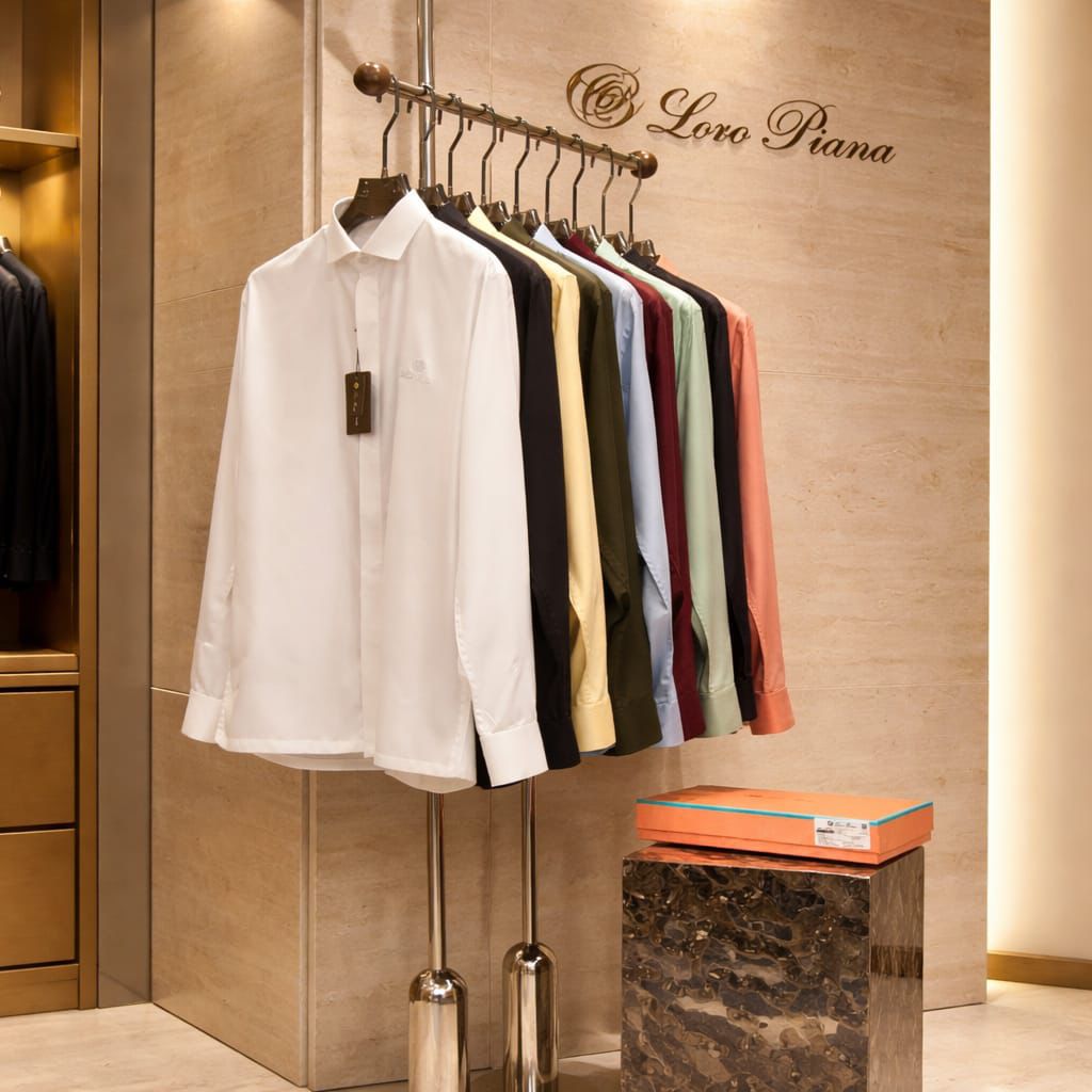 Luxury Cotton Satin Formal Shirt