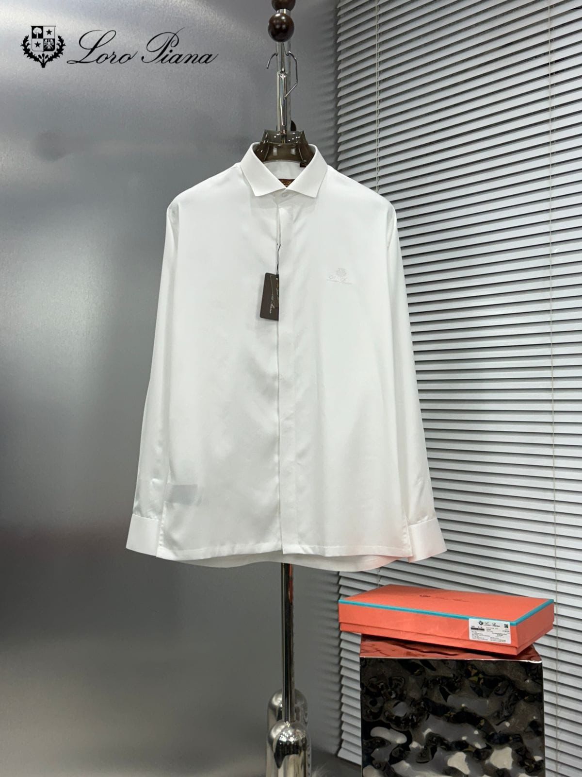 Luxury Cotton Satin Formal Shirt