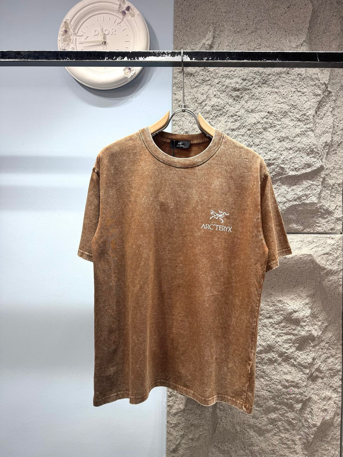 Premium Stone Wash Graphic Crew Neck T-Shirt