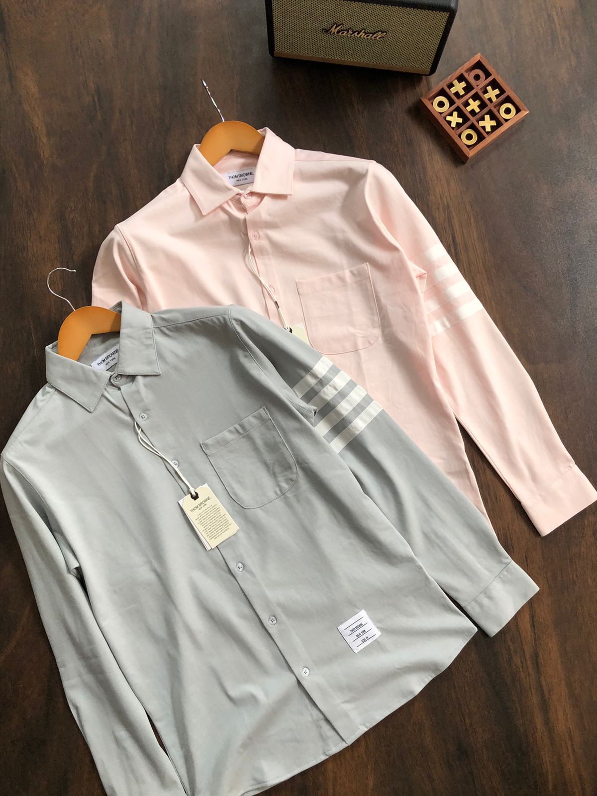Premium Four-Stripe Sleeve Formal Shirt