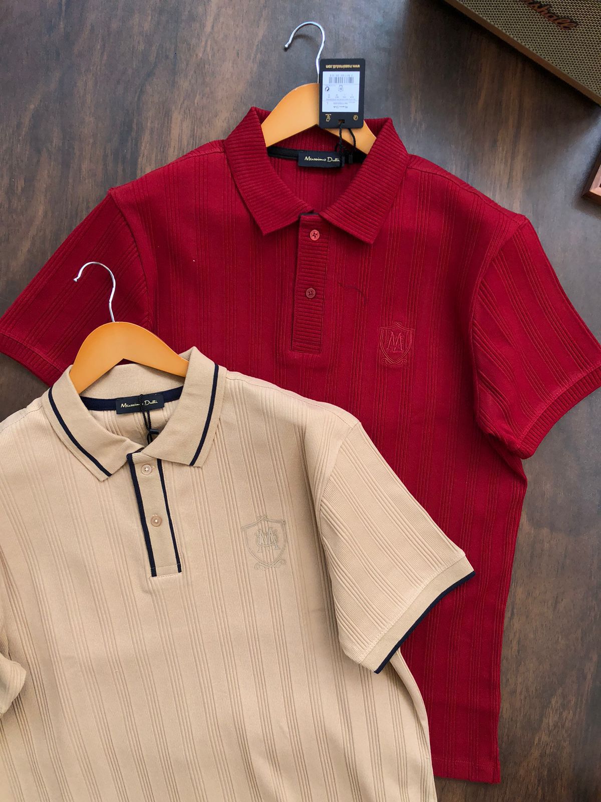 Elite Ribbed Knit Polo – Signature Luxury Edition