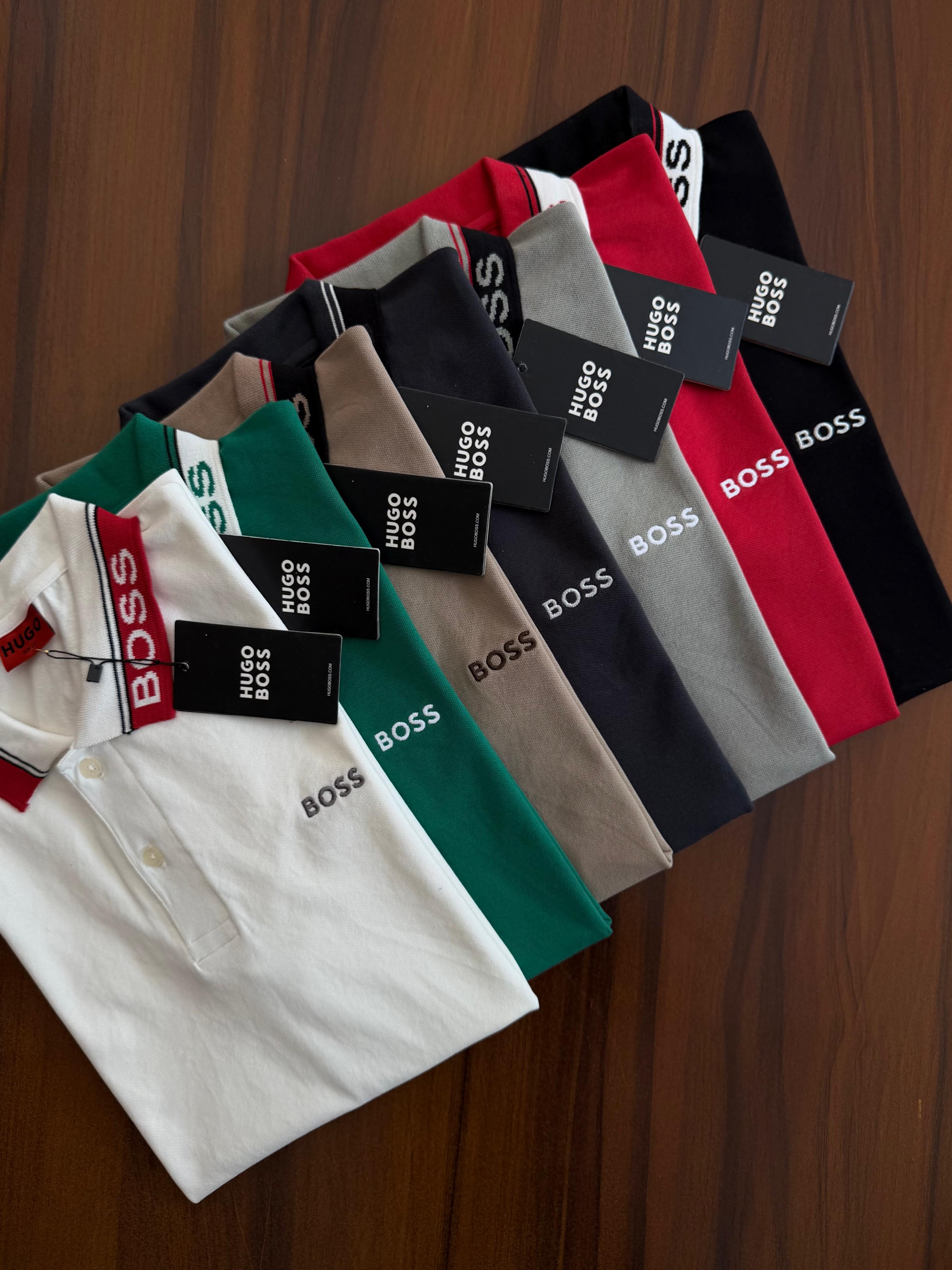Elite Signature Collar Big Size Polo T-Shirt