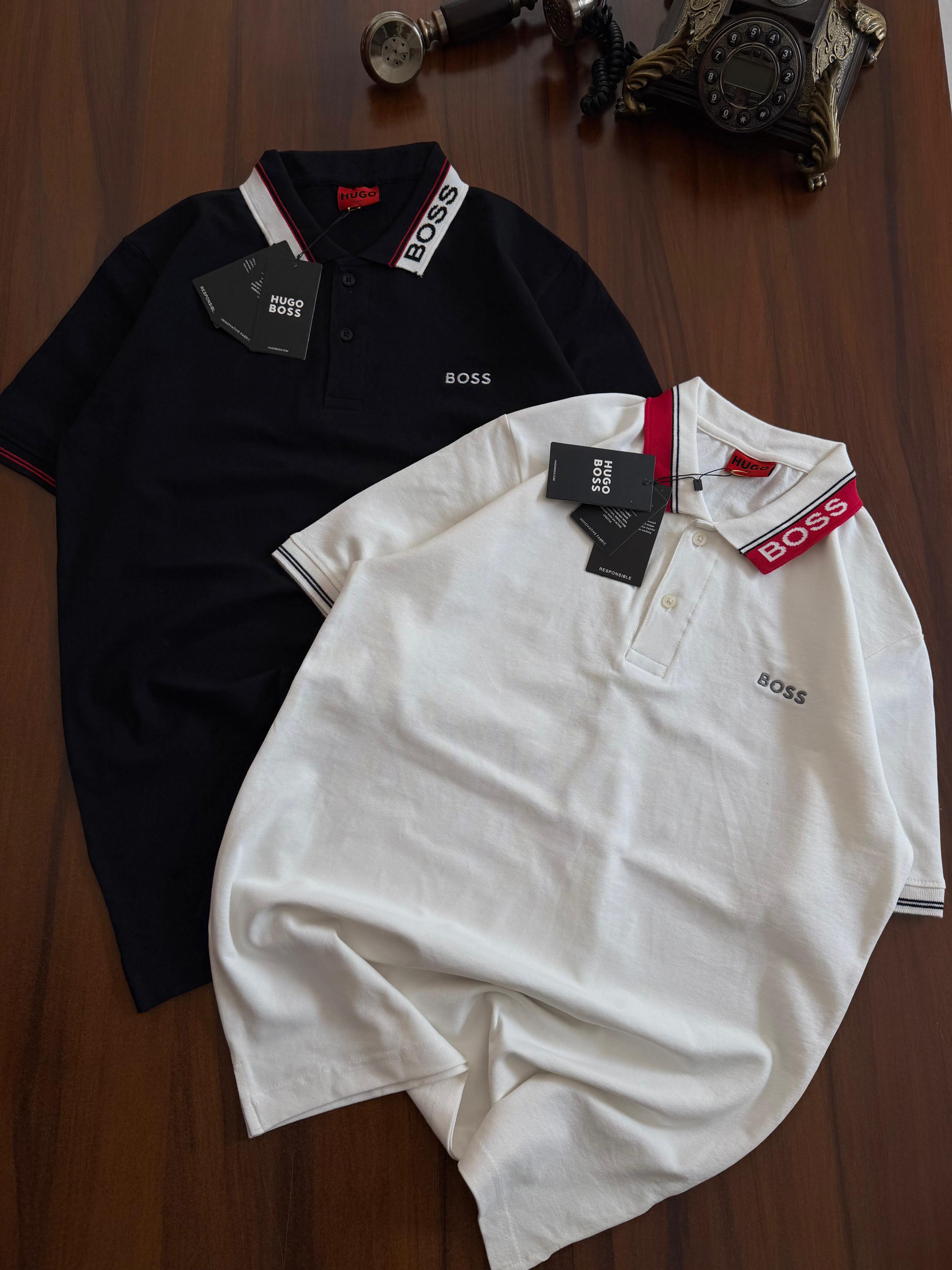 Elite Signature Collar Big Size Polo T-Shirt
