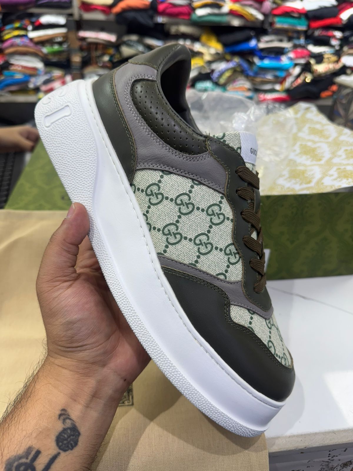 Signature Monogram Low-Top Luxury Sneakers