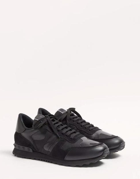 Noir Camo Rockrunner Luxury Sneakers