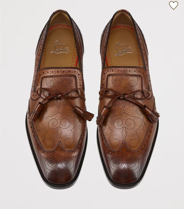 Royal Brogue Tassel Red Sole Loafers
