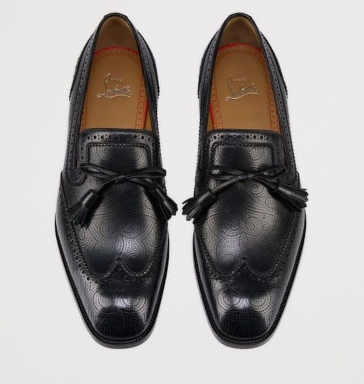 Royal Brogue Tassel Red Sole Loafers