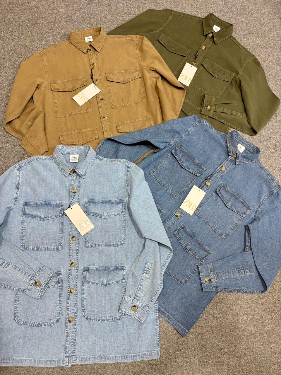 Urban Utility Denim Shirt – Box Fit Edition