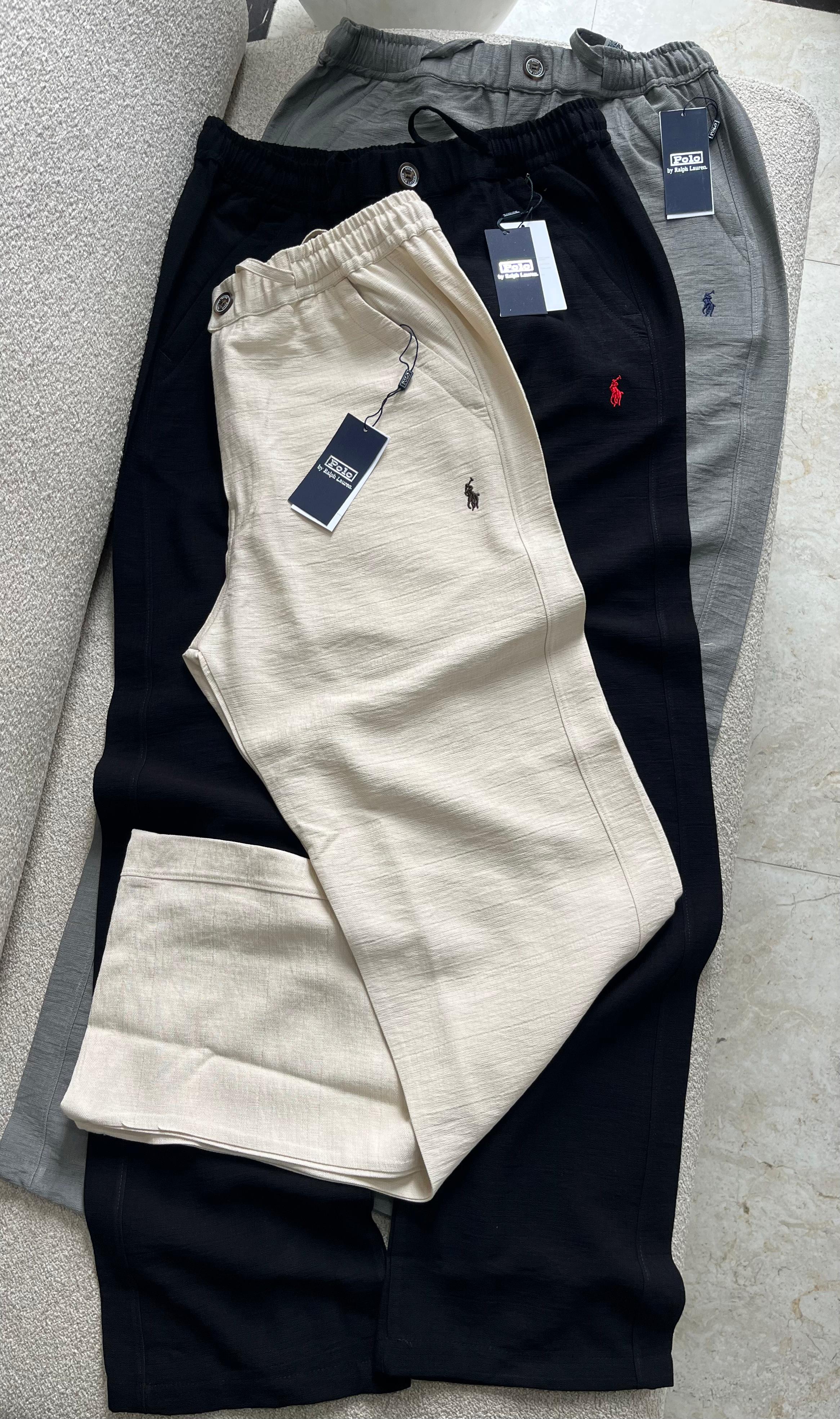 Premium Linen Blend Pants – Comfort Fit Edition