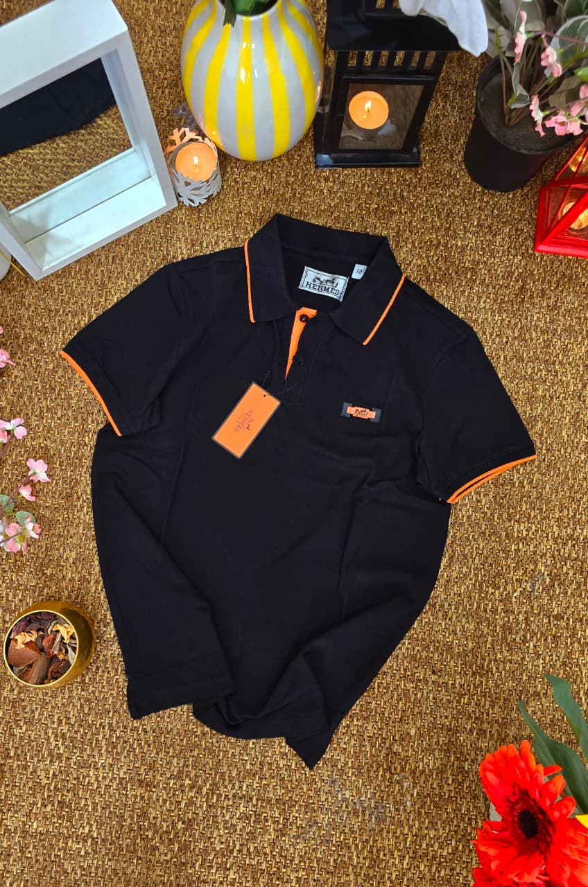Elite Contrast Polo T-Shirt