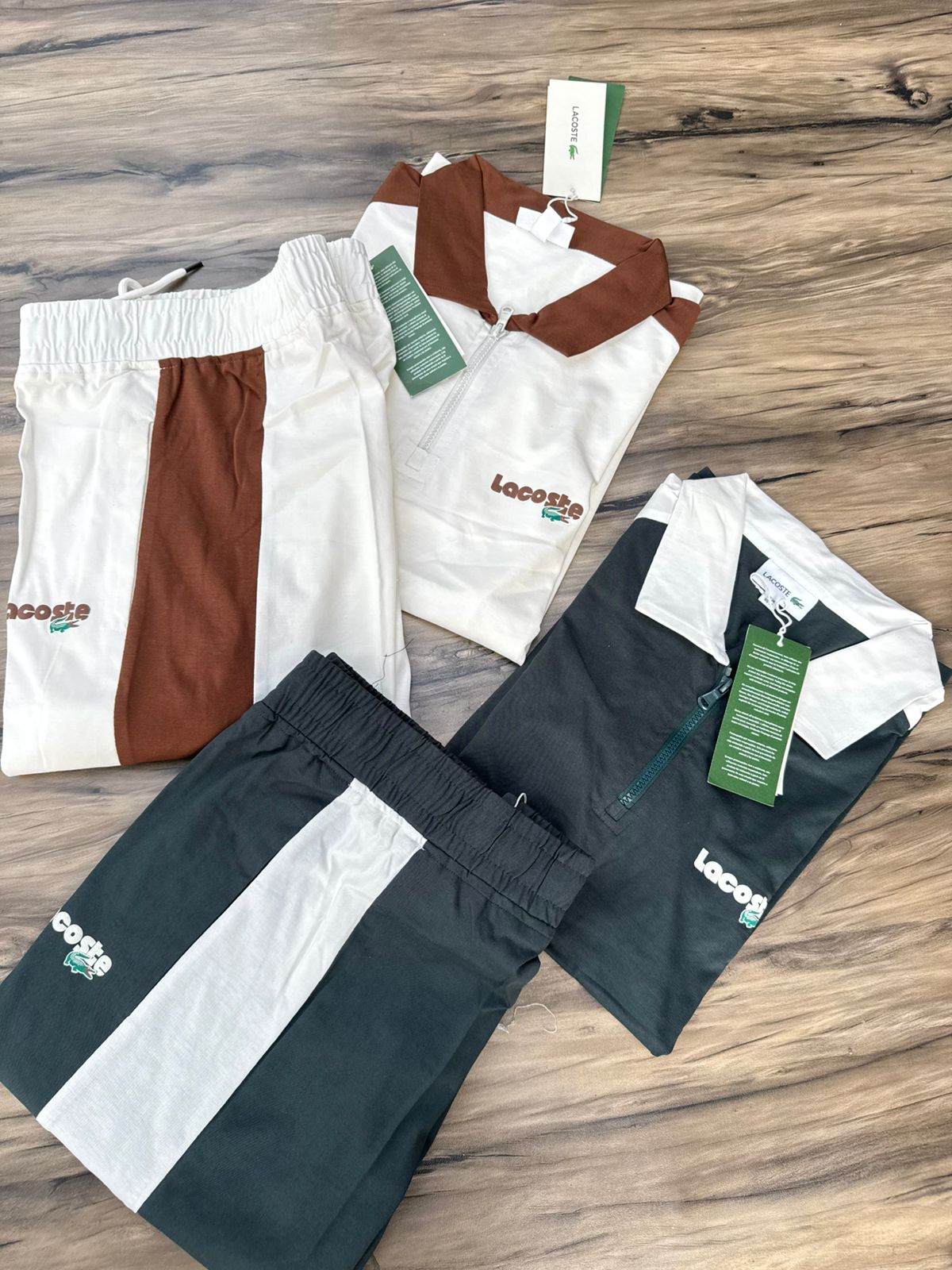 Premium Contrast Panel Cordset – Zip Polo Edition