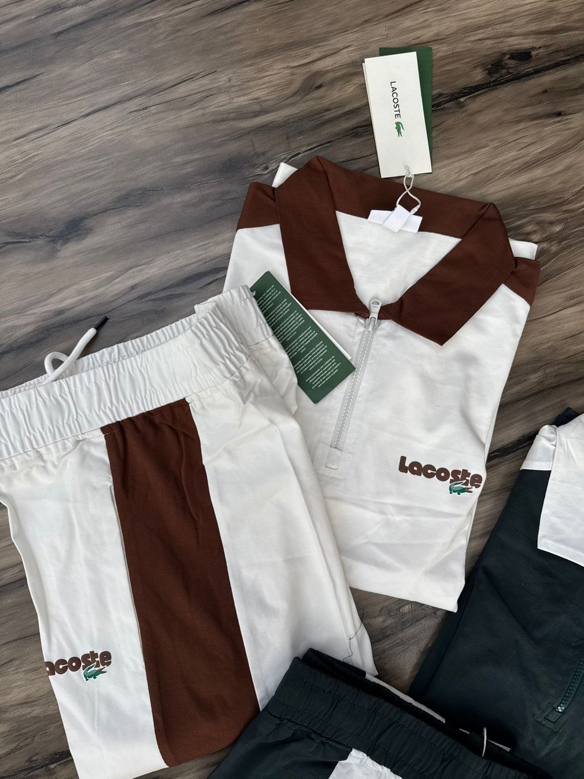 Premium Contrast Panel Cordset – Zip Polo Edition