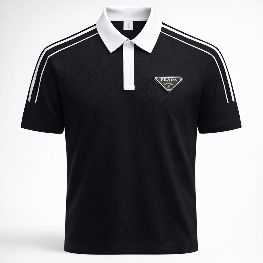 Elite Stripe Collar Polo