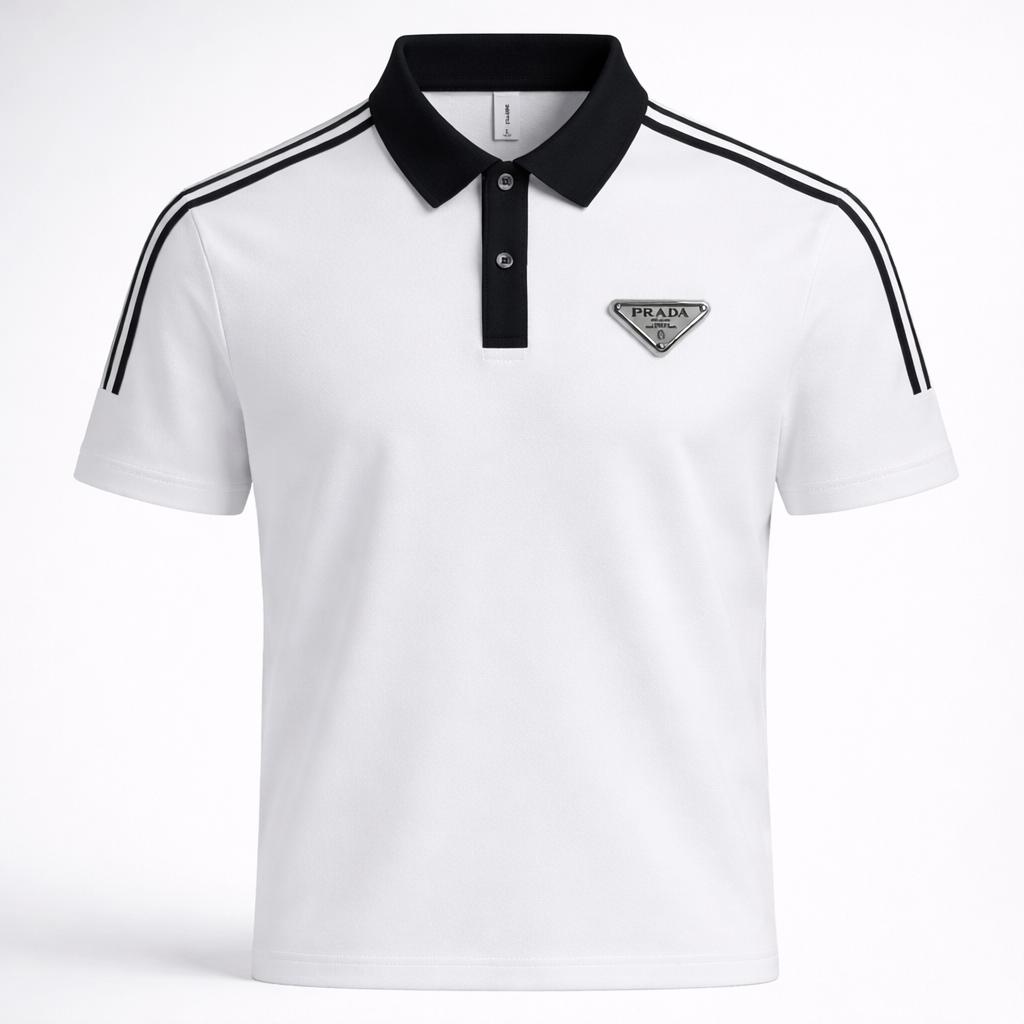 Elite Stripe Collar Polo