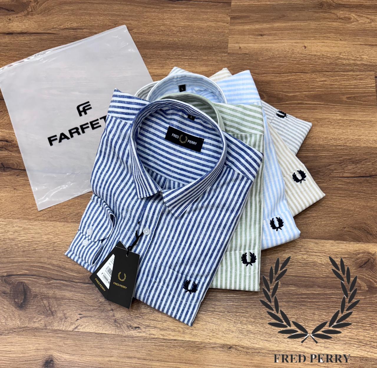 Premium Linen Stripe Shirts