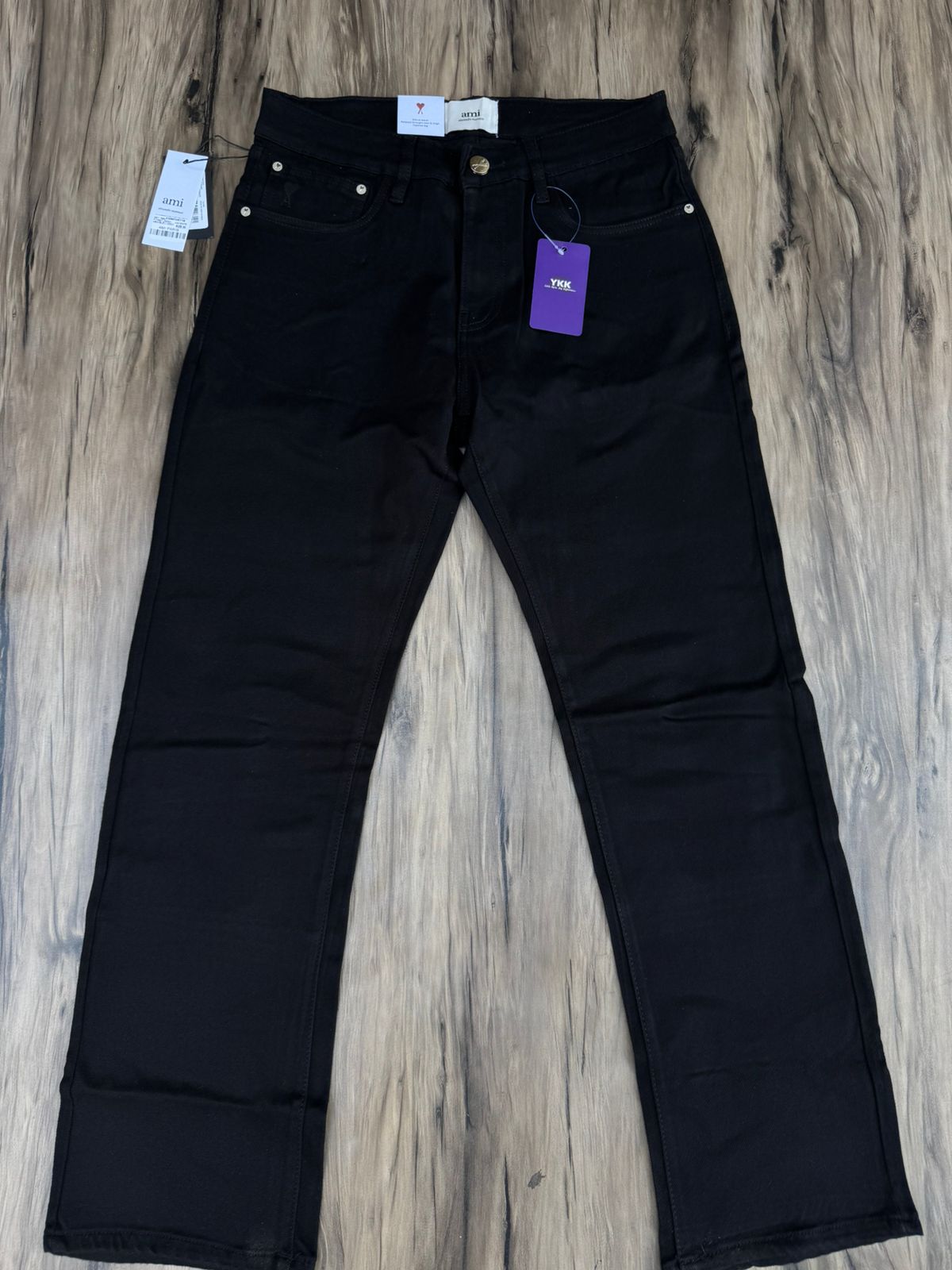 Jet Black Premium Denim – Straight Fit Luxury Edition