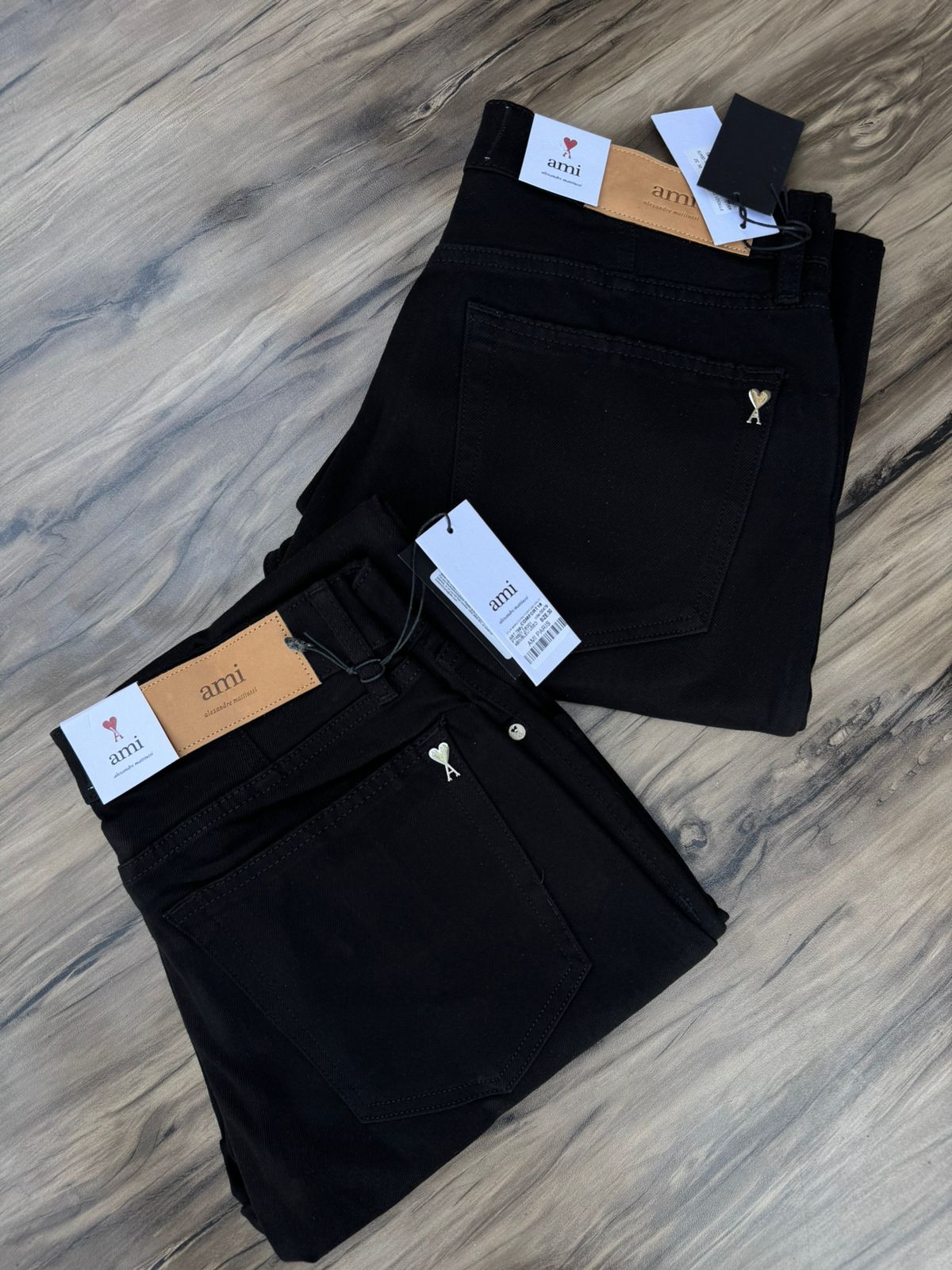 Jet Black Premium Denim – Straight Fit Luxury Edition