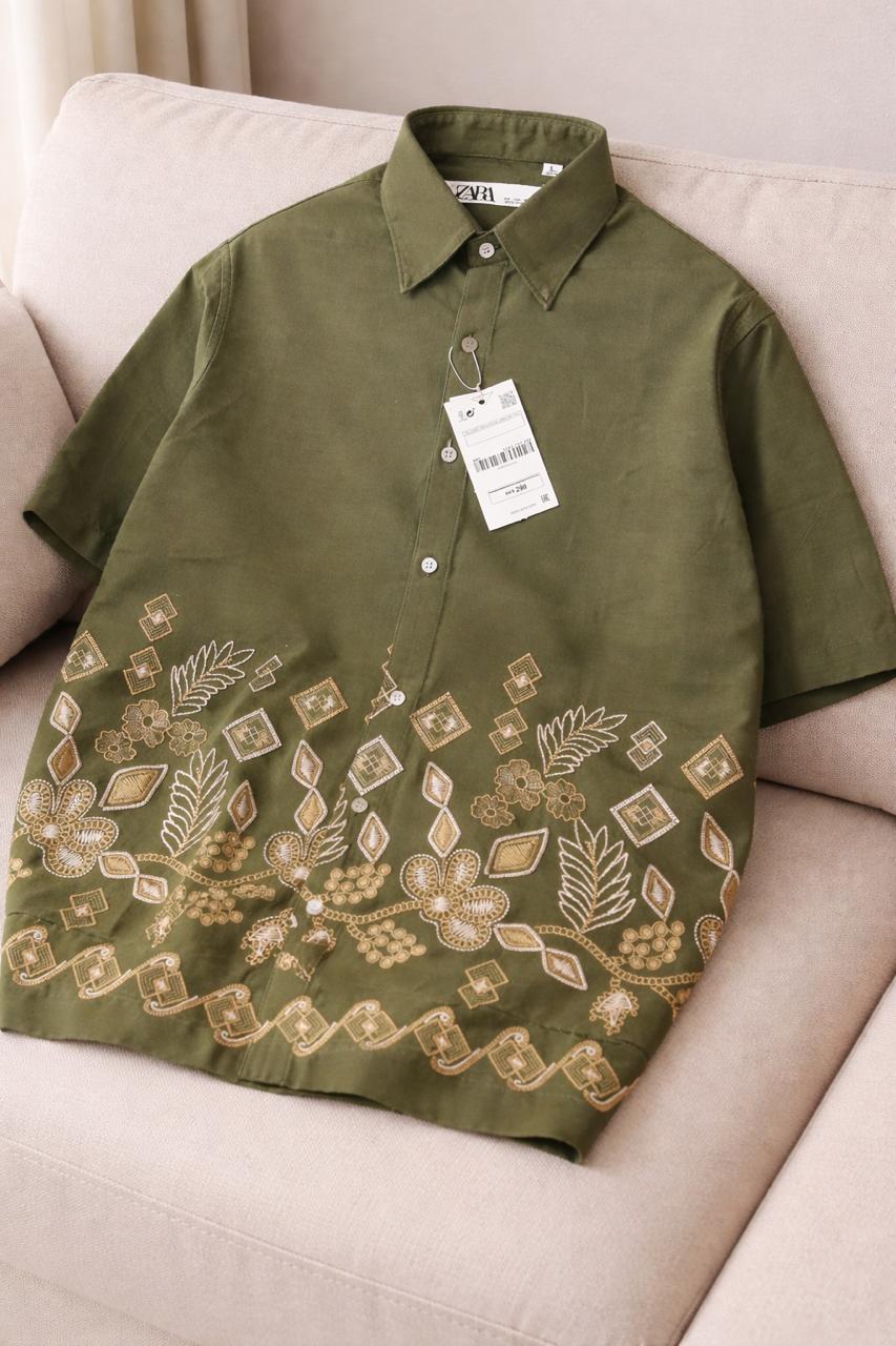 Heritage Embroidered Linen Shirt – Summer Luxe Edition
