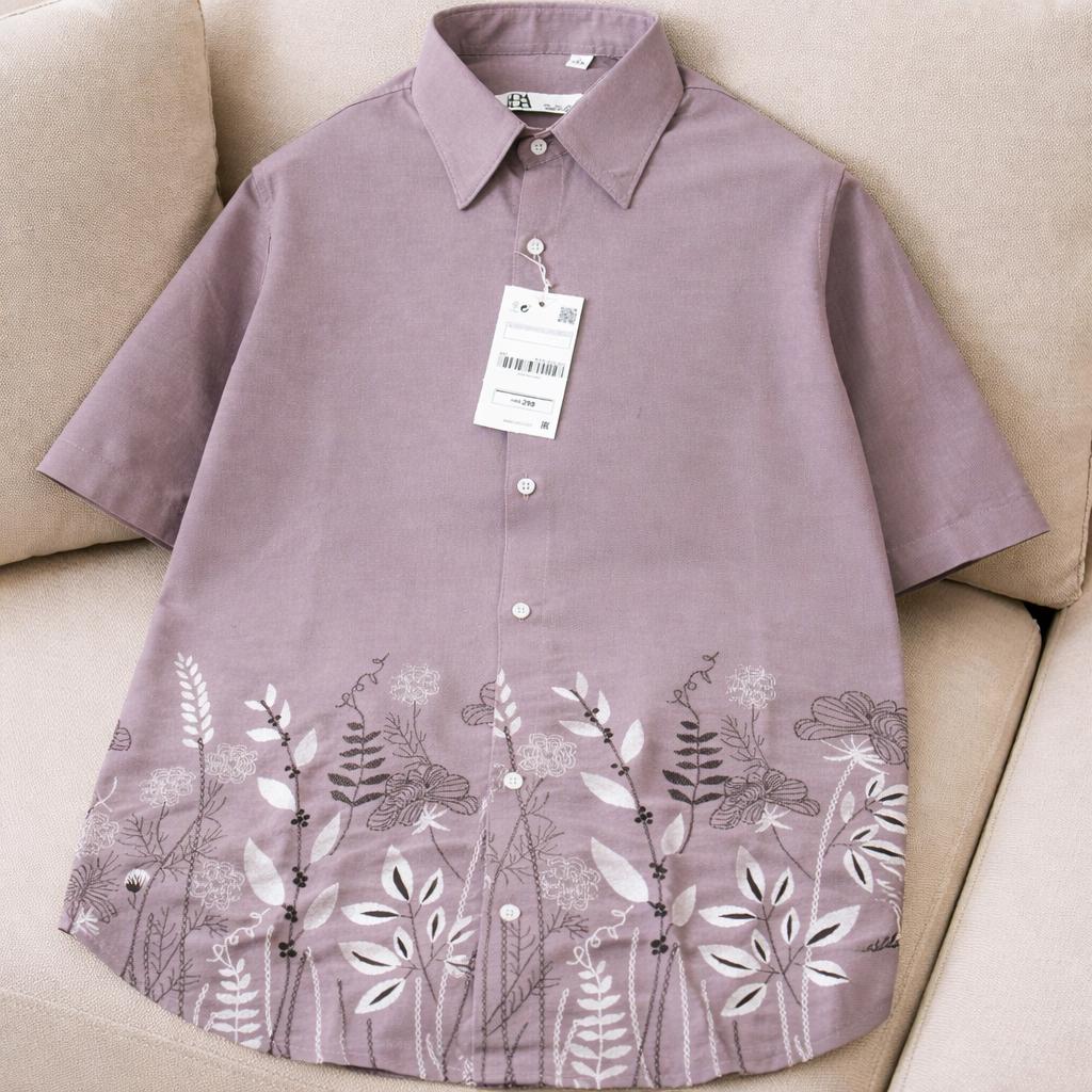 Botanical Embroidered Linen Shirt – Summer Luxe Edit