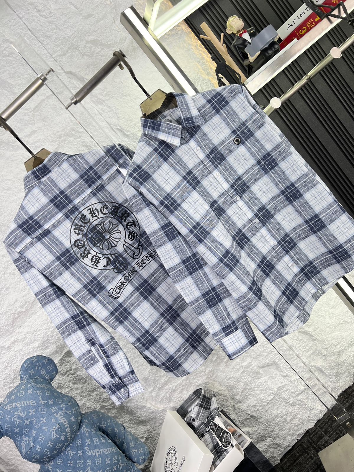 Heritage Check Linen Shirt – Premium Imported Edition