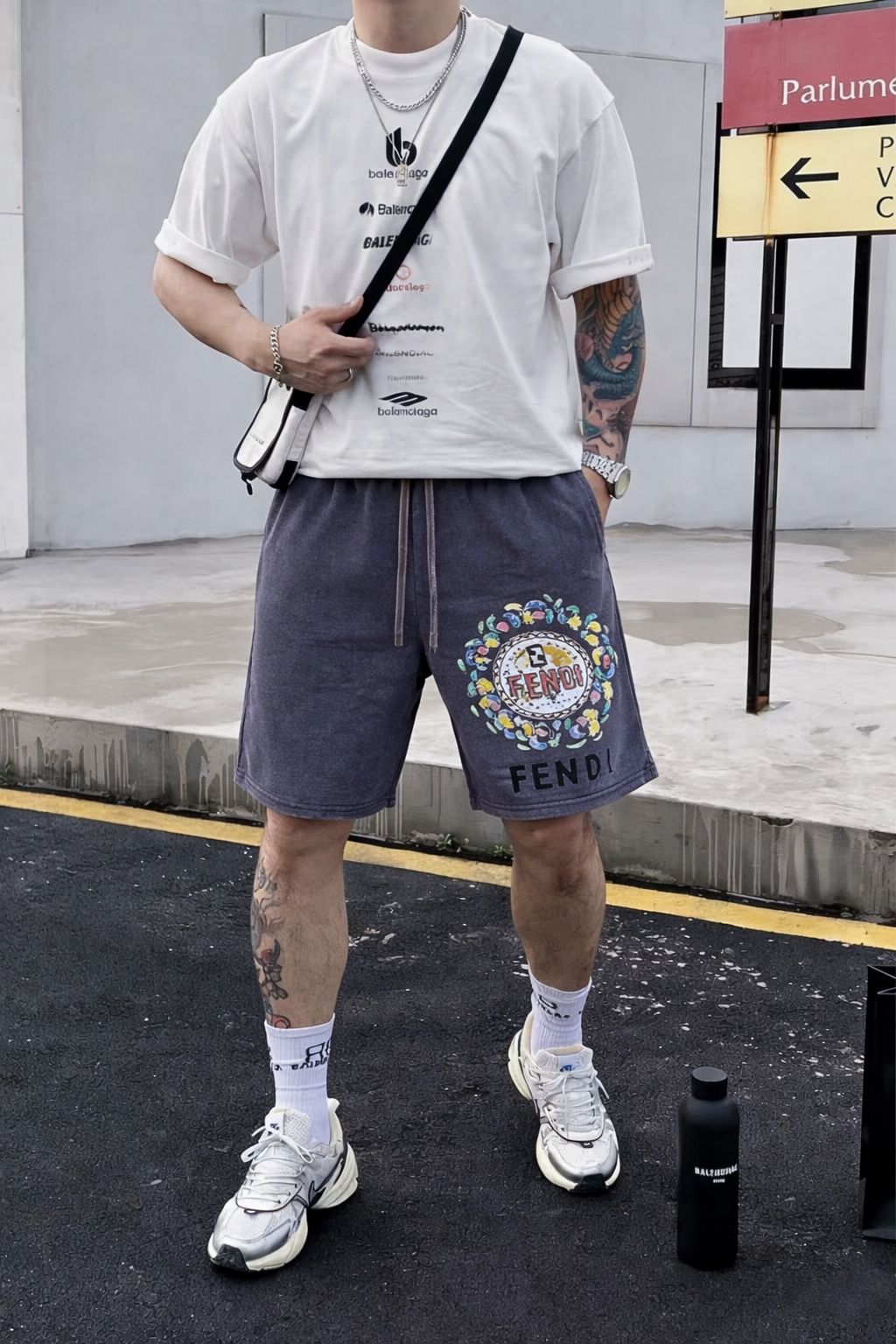 Indigo Luxe Printed Summer Shorts