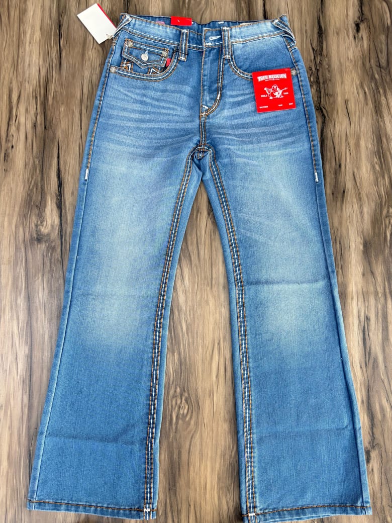 Heritage Stitch Bootcut Denim Jeans