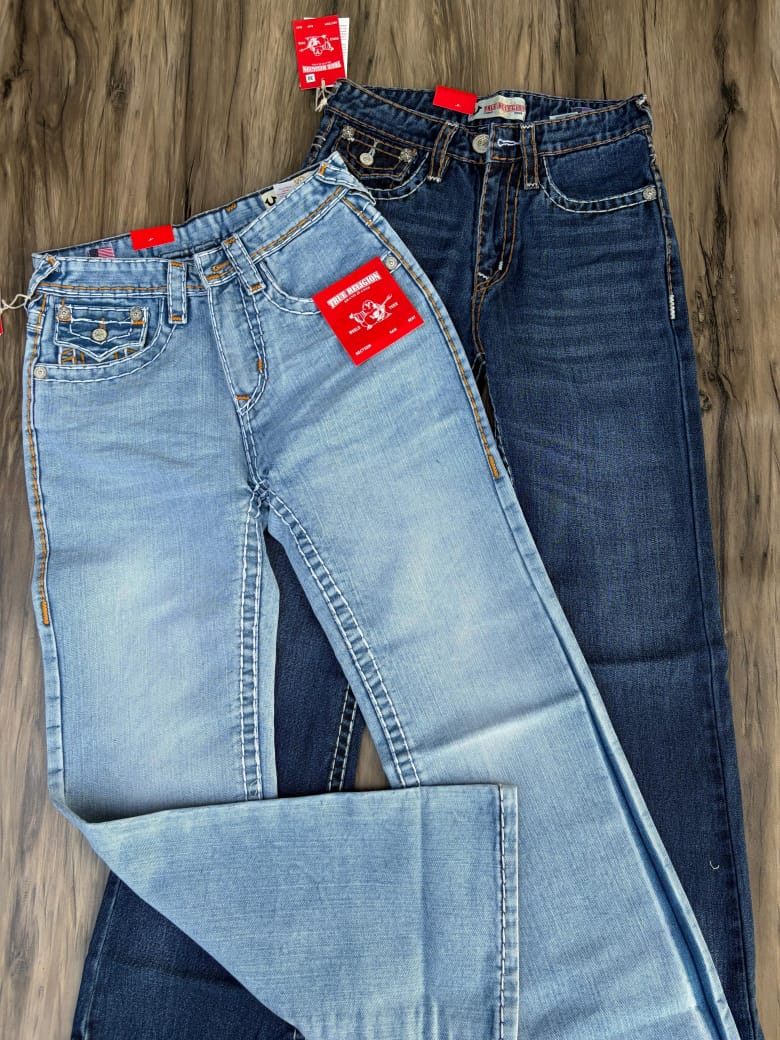 Vintage Fade Bootcut Denim Jeans
