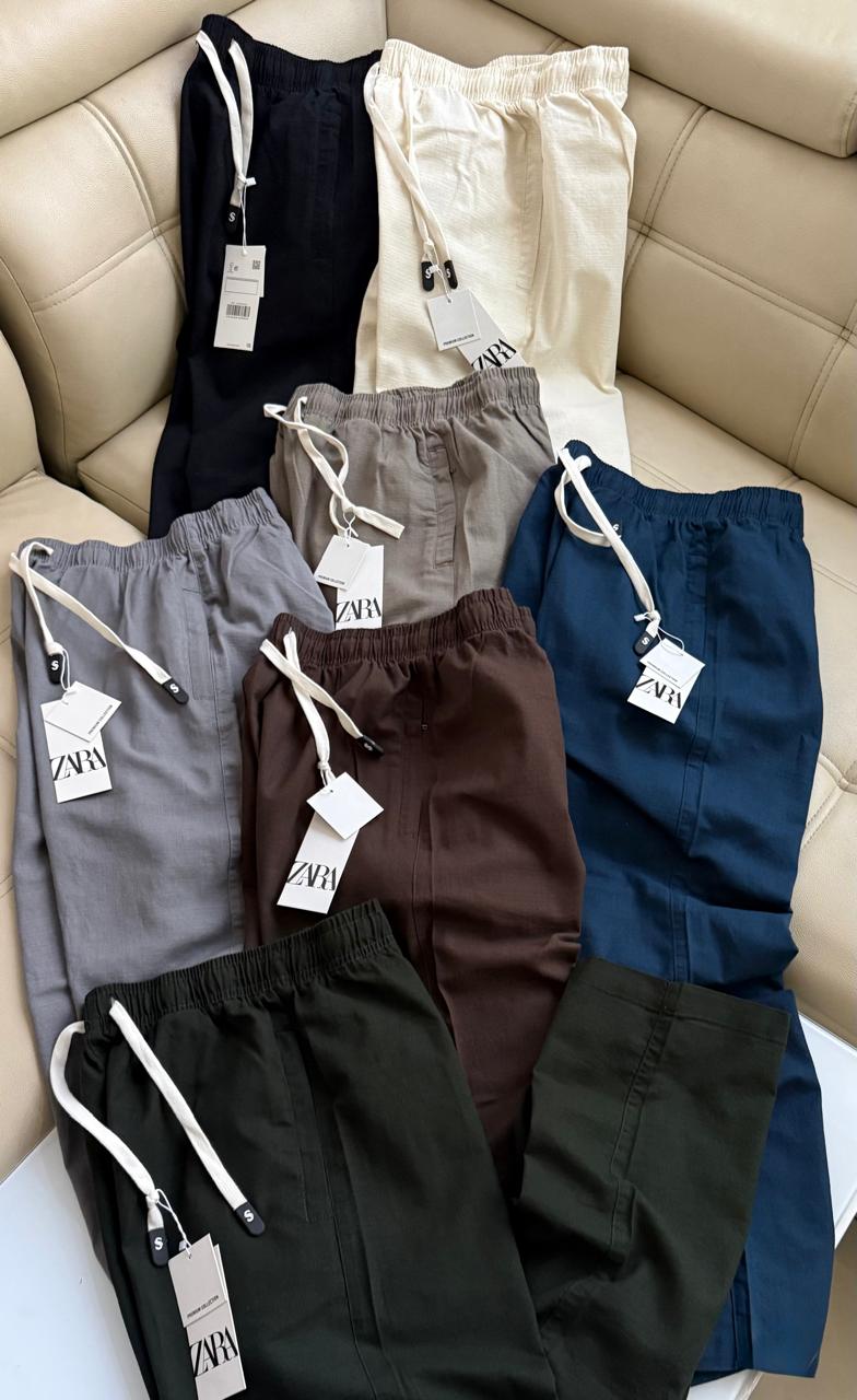 Elite Linen Comfort Straight-Fit Pants