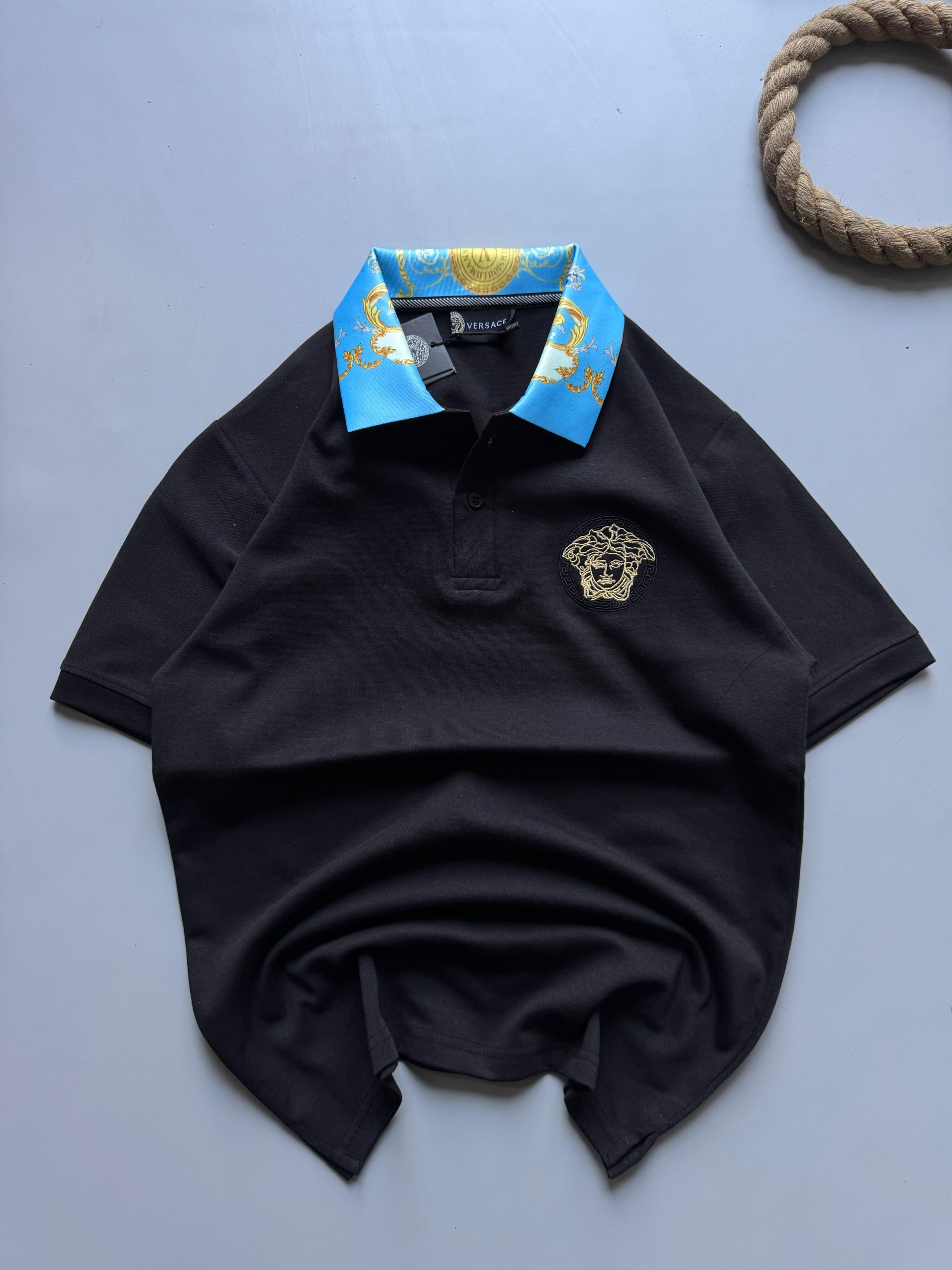 Signature Collar Luxe Polo T-Shirt