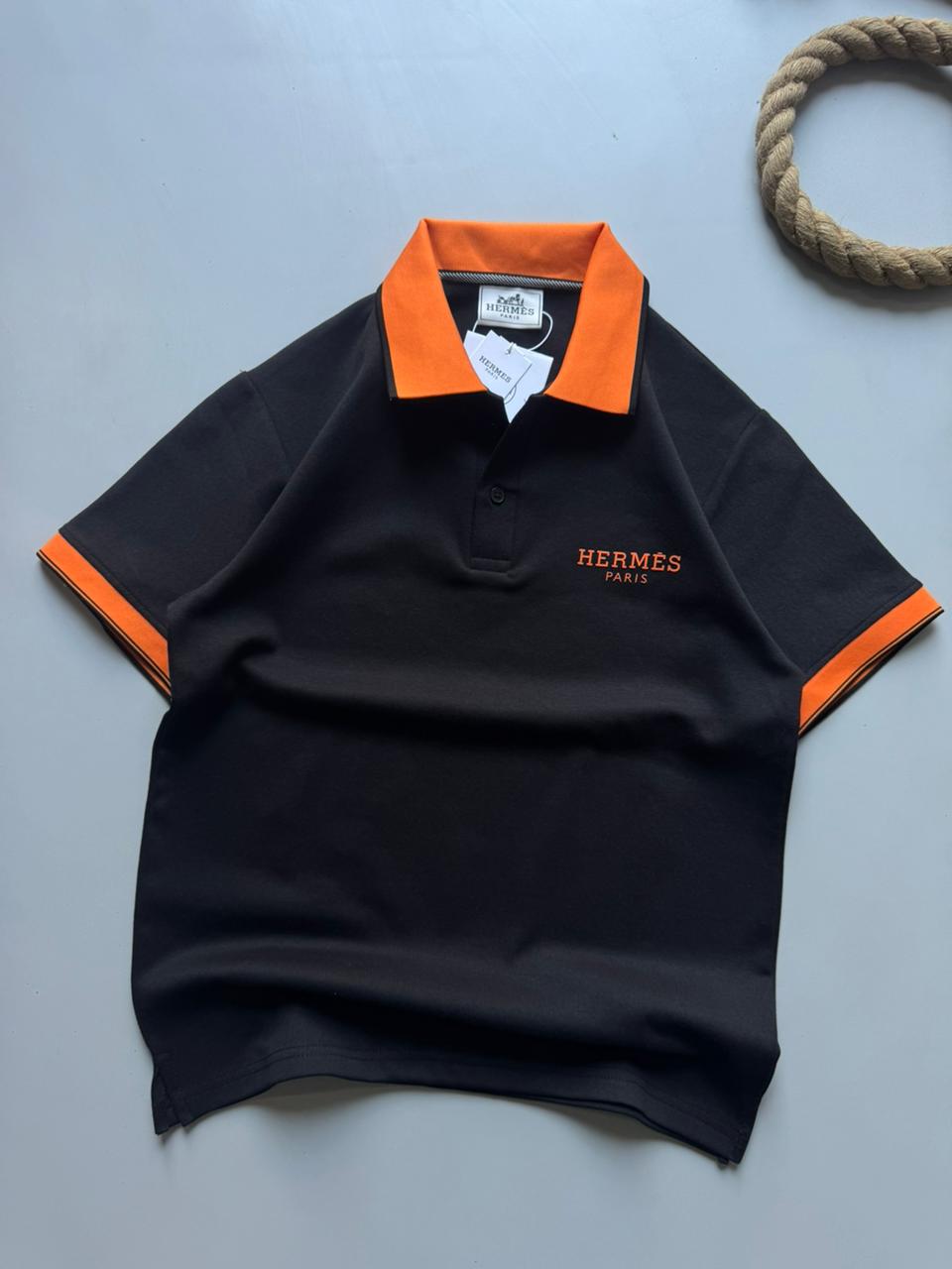 Contrast Collar Premium Polo Tee