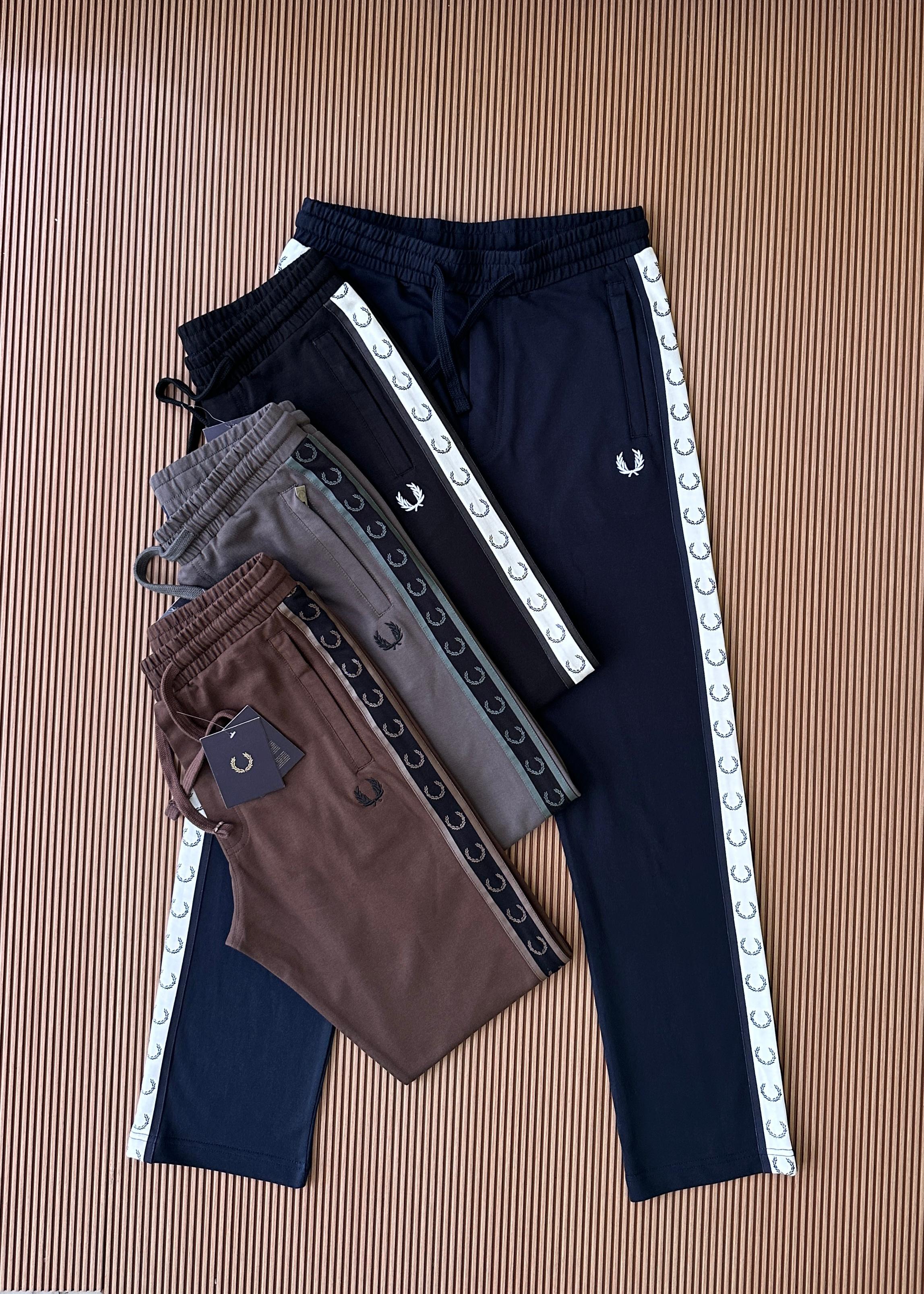 Premium Side Stripe Straight Fit Trackpants