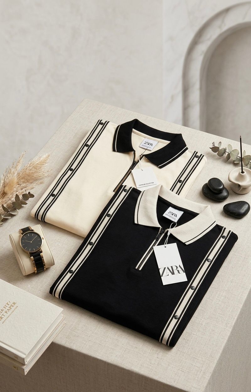 Summer Luxe Zip Polo Collection