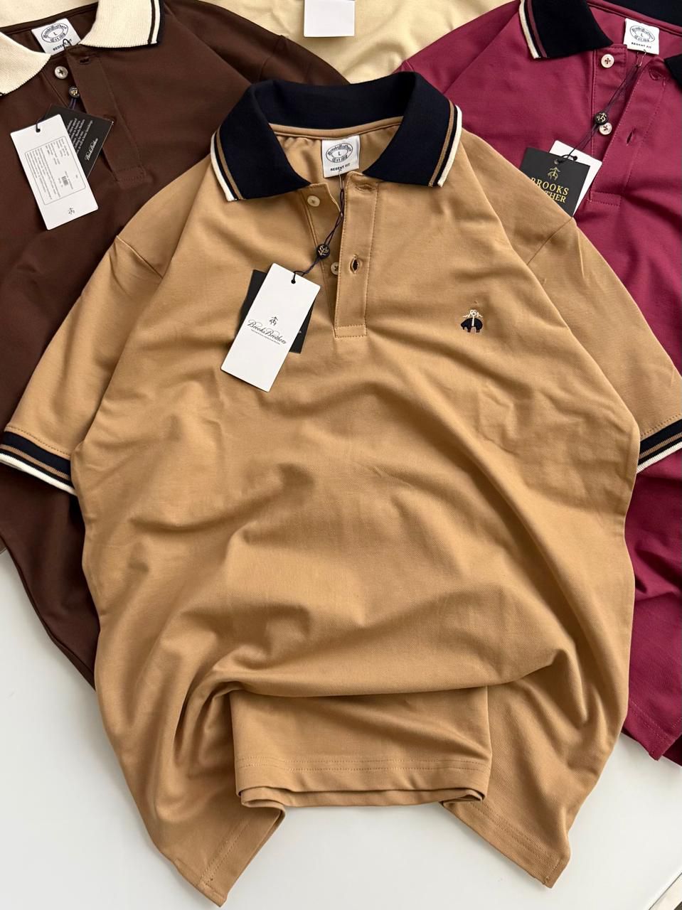 Elite Heritage Tipped Collar Polo Collection