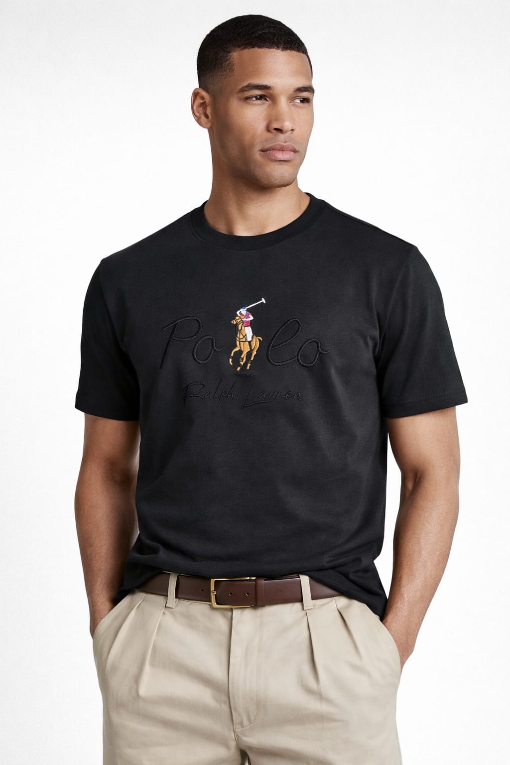 Premium Embroidered Crew Neck T-Shirts – Export Quality Edition