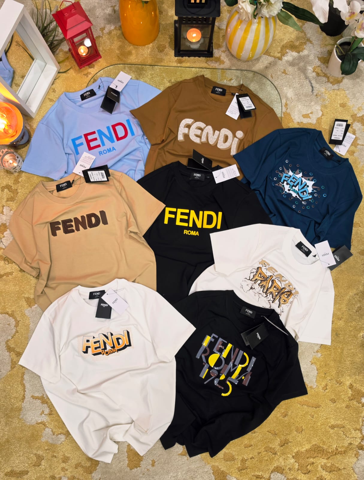 Luxury Graphic Crew Neck T-Shirts – Premium Korean Cotton Edition