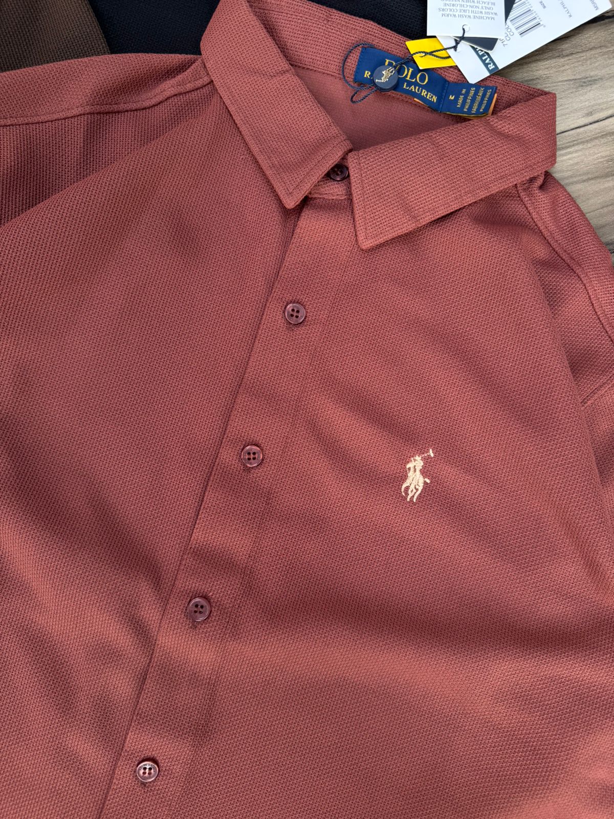 Elite Waffle Knit Half Sleeve Shirt – Signature Edition
