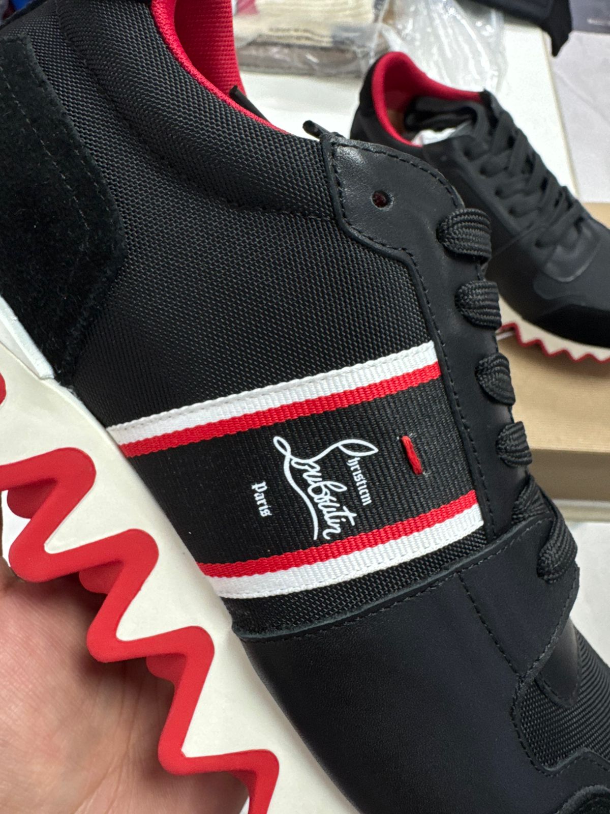 Zig-Zag Sole Premium Designer Sneakers