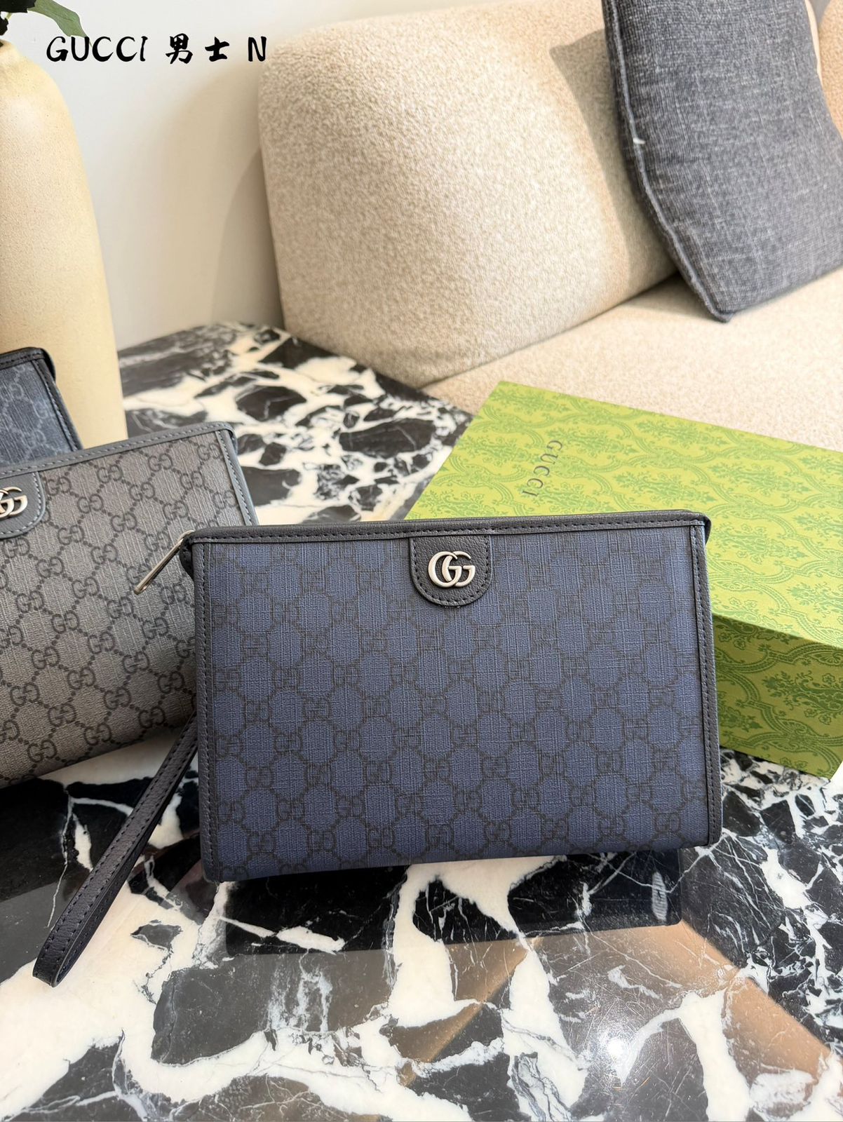 Monogram Luxe Hand Pouch (Premium Edition)