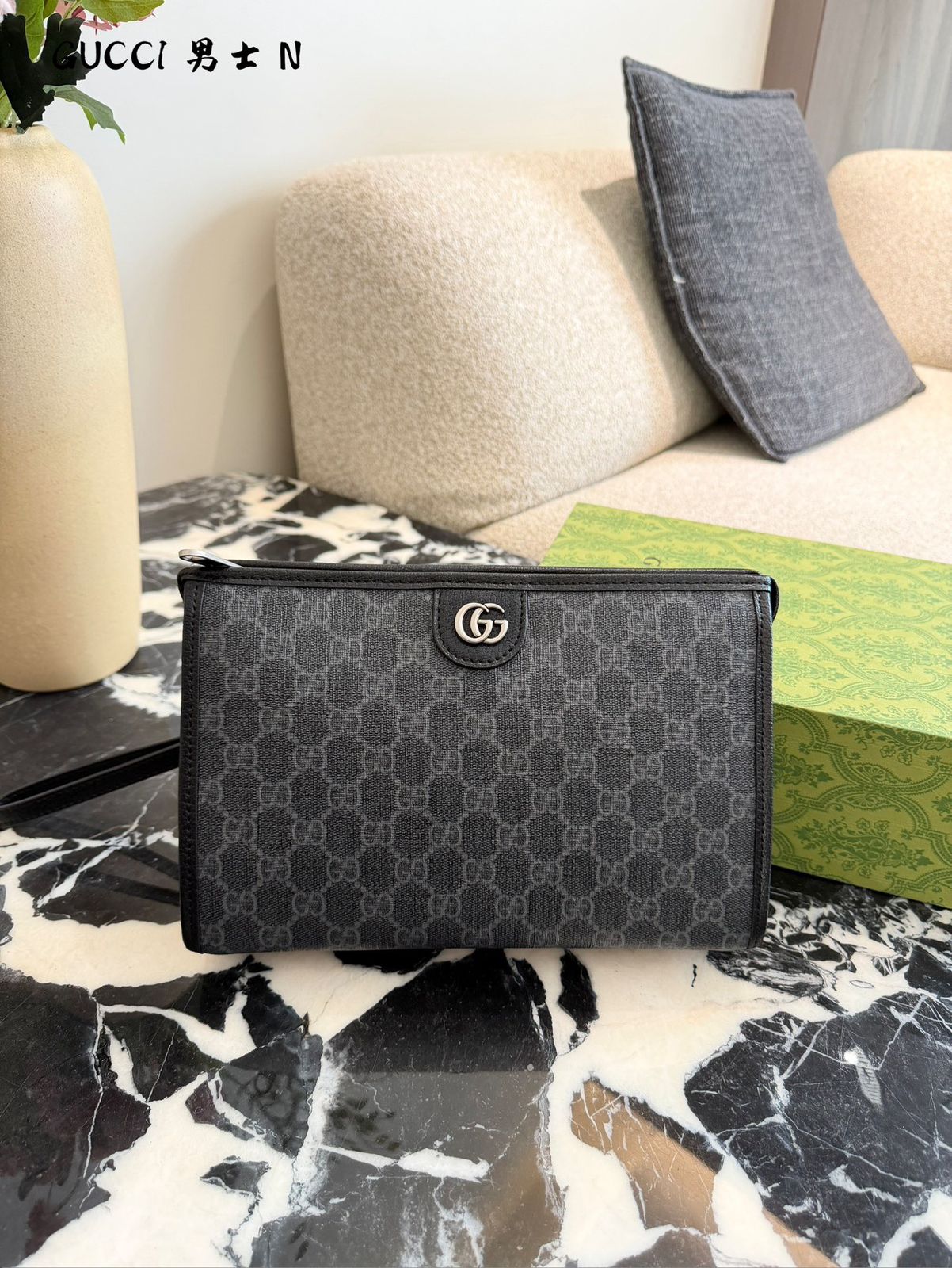 Monogram Luxe Hand Pouch (Premium Edition)