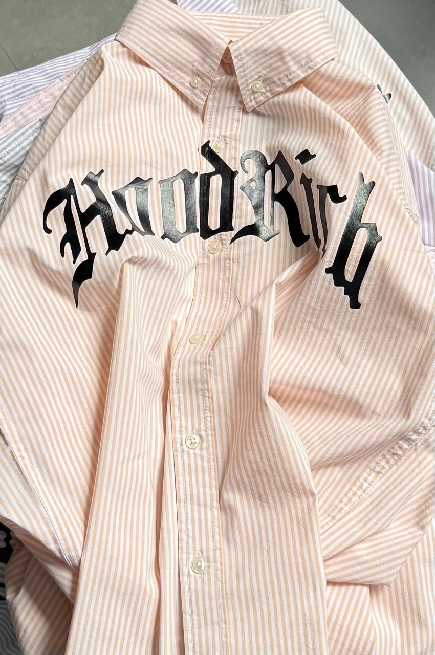 Urban Stripe Statement Cotton Shirt