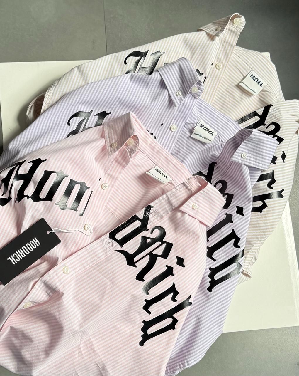 Urban Stripe Statement Cotton Shirt