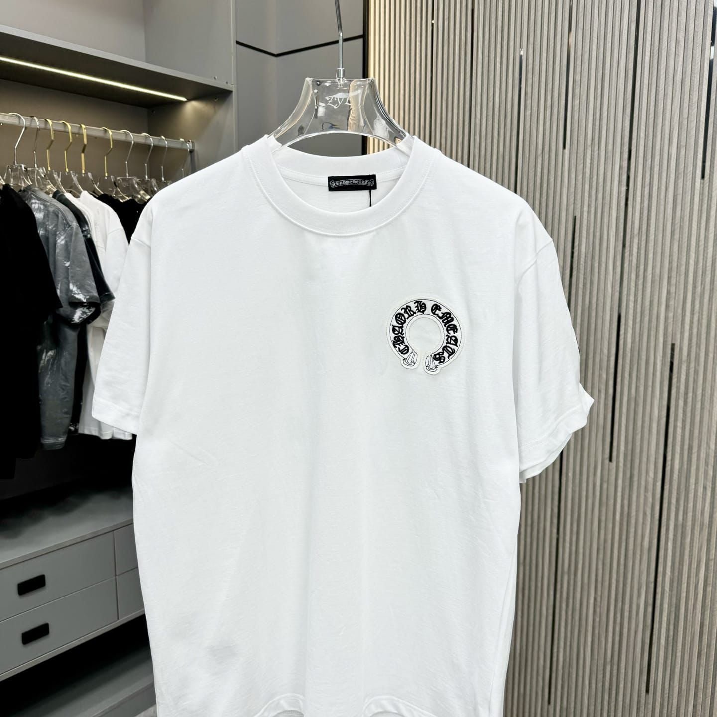 Monochrome Luxe Patch Heavyweight Tee