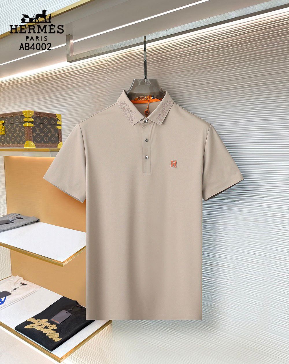 Elite Luxe Double-Tip Collar Polo