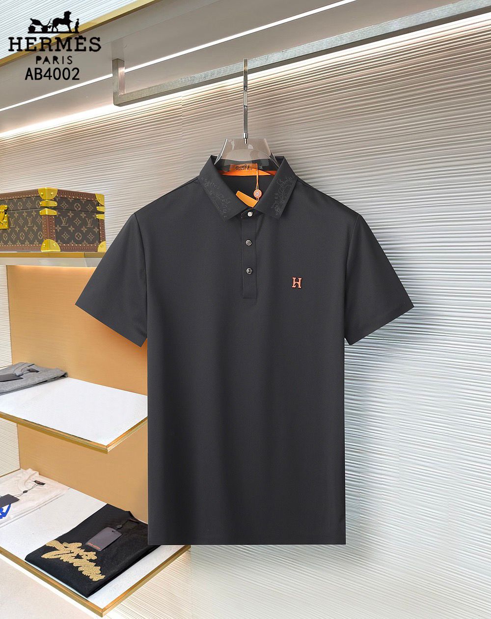 Elite Luxe Double-Tip Collar Polo
