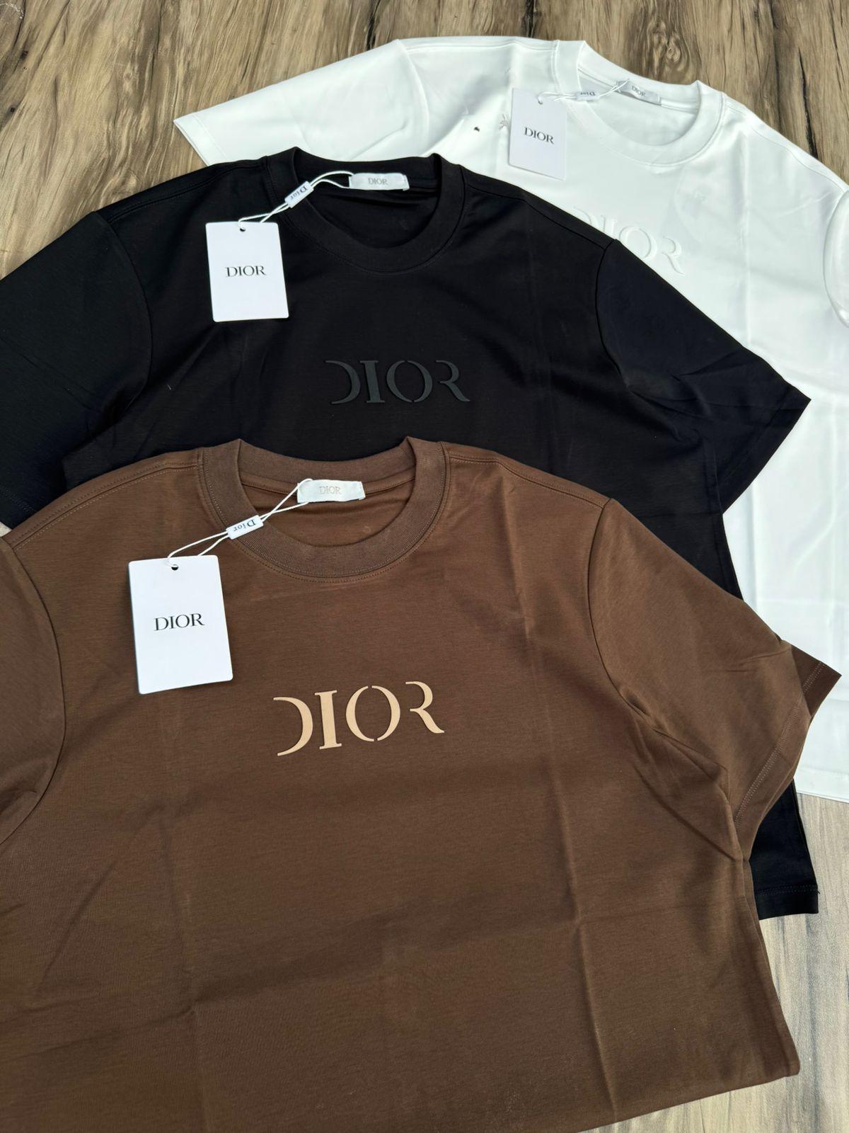 Signature Embossed Crew Neck Tee – Premium Edition