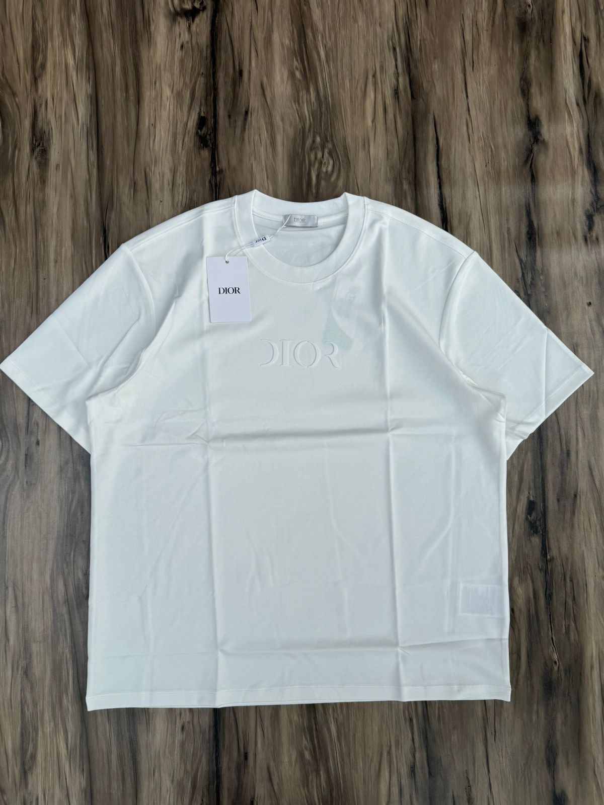 Signature Embossed Crew Neck Tee – Premium Edition